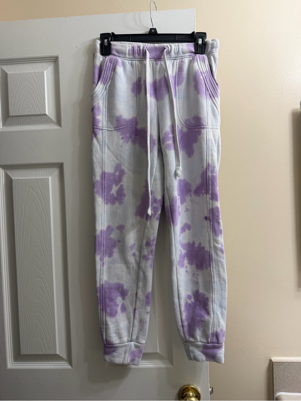 Tie-Dye Lavender Sweatpants - Soft Jogger Bottoms